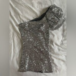 Isabel Marant silver sequin top or dress